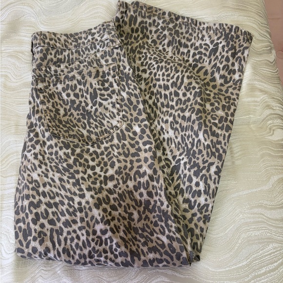 Hollister Animal Print Low-Rise Pants - Picture 1 of 5